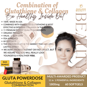 DUO BUNDLE GLUTA + FREE Fish Collagen Soap (PROMO ONLY UNTIL OCT.30)