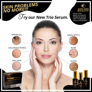 Skin Whitening Set | Duo Gluta + Trio Serum | Ageless Beauty