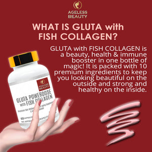 GLUTA POWERDOSE  + FREE Fish Collagen Soap