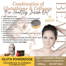 Load image into Gallery viewer, GLUTA POWERDOSE  + FREE 1 FISH COLLAGEN SOAP + FREE 2 VIRGIN SOAP(PROMO ONLY)