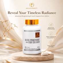 Load image into Gallery viewer, AGELESS BEAUTY GLUTA POWERDOSE with FISH COLLAGEN - 60 Softgels