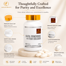 Load image into Gallery viewer, AGELESS BEAUTY GLUTA POWERDOSE with FISH COLLAGEN - 60 Softgels