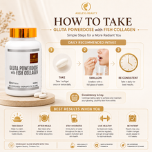 Load image into Gallery viewer, AGELESS BEAUTY GLUTA POWERDOSE with FISH COLLAGEN - 60 Softgels