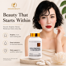 Load image into Gallery viewer, AGELESS BEAUTY GLUTA POWERDOSE with FISH COLLAGEN - 60 Softgels