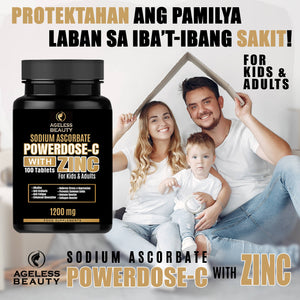 Gluta Powerdose with Fish Collagen + Sodium Ascorbate with Zinc