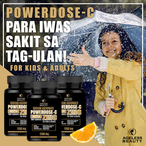Powerdose- C Sodium Ascorbate Vitamins with Zinc | For Kids & Adult
