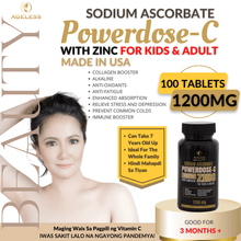 Load image into Gallery viewer, POWERDOSE - C Sodium Ascorbate (PROMO UNTIL SEPT.18, 2024)