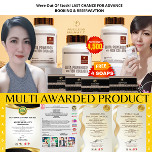 PERFECT DUO- 1 GLUTA POWERDOSE + 1 TRIO SERUM + FREE 1 POWERDOSE-C + FREE 1 VIRGIN AGAIN SOAP (Highly Recommended by Doc Joseph Lee (PROMO UNTIL FEB.18)