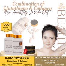 Load image into Gallery viewer, DUO BUNDLE GLUTA + FREE Fish Collagen Soap (PROMO ONLY UNTIL OCT.30)