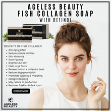 Load image into Gallery viewer, Ageless Beauty | Fish Collagen Soap with Retinol