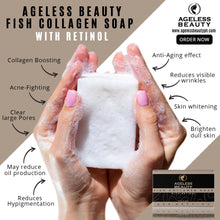 Load image into Gallery viewer, Ageless Beauty | Fish Collagen Soap with Retinol