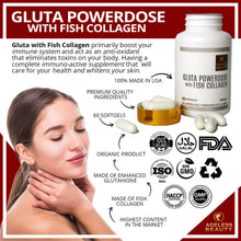 Load image into Gallery viewer, Gluta Powerdose with Fish Collagen + Sodium Ascorbate with Zinc