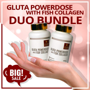 DUO BUNDLE GLUTA + FREE Fish Collagen Soap (PROMO ONLY UNTIL OCT.30)