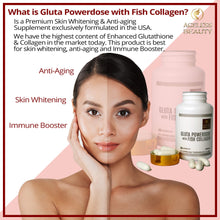 Load image into Gallery viewer, Gluta Powerdose with Fish Collagen + Sodium Ascorbate with Zinc
