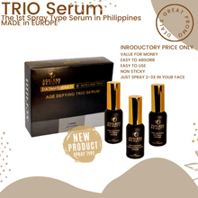 Load image into Gallery viewer, TRIO SERUM Age Defying + FREE 1 POWERDOSE-C + FREE 1 FISH Collagen Soap + FREE 1 VIRGIN AGAIN SOAP (PROMO UNTIL FEB.18)