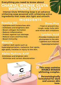 CHANTAL INTENSE Gluta Whitening Soap 5 + 1